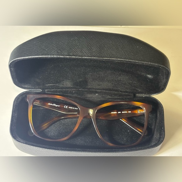 Salvatore Ferragamo Accessories - Salvatore Ferragamo SF 2903 240 Women’s Cat Eyeglasses Frame in Brown Tortoise.